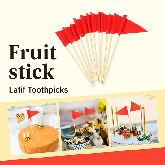 Flag Food Stick I 4inch I 50pcs Stick