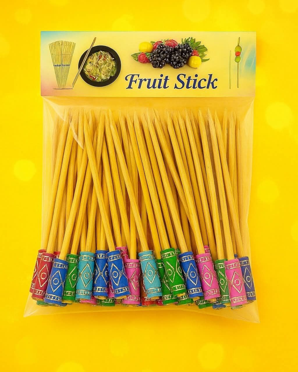 Drum Food Stick I 4inch I 50pcs Sticks
