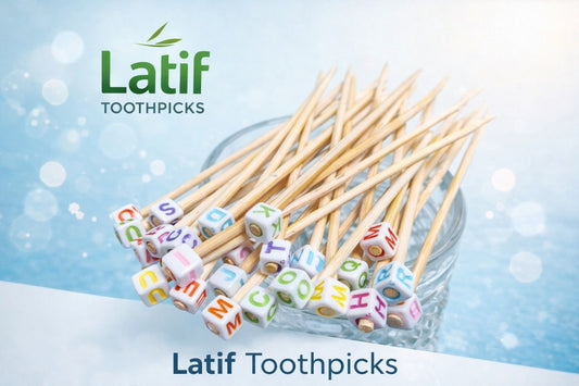 Premium Alphabet Food Stock I 4inch I 100pcs Stick