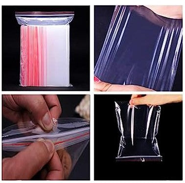 Zipper Lock Poly Bag I 6x8 inch I 100pcs