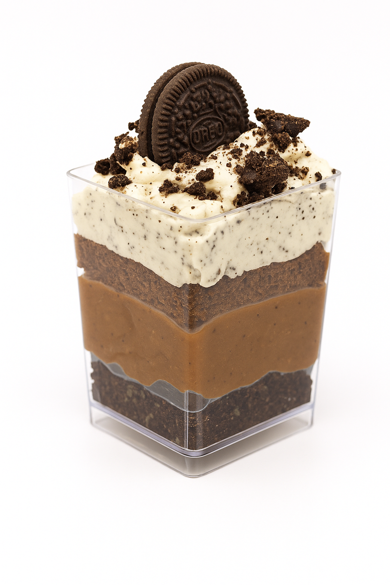 Acrylic Dessert Cup I 1 PCS I Tall Square Shape