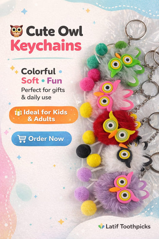 Key Ring Owl Soft I Colourful I Handbag Key Ring