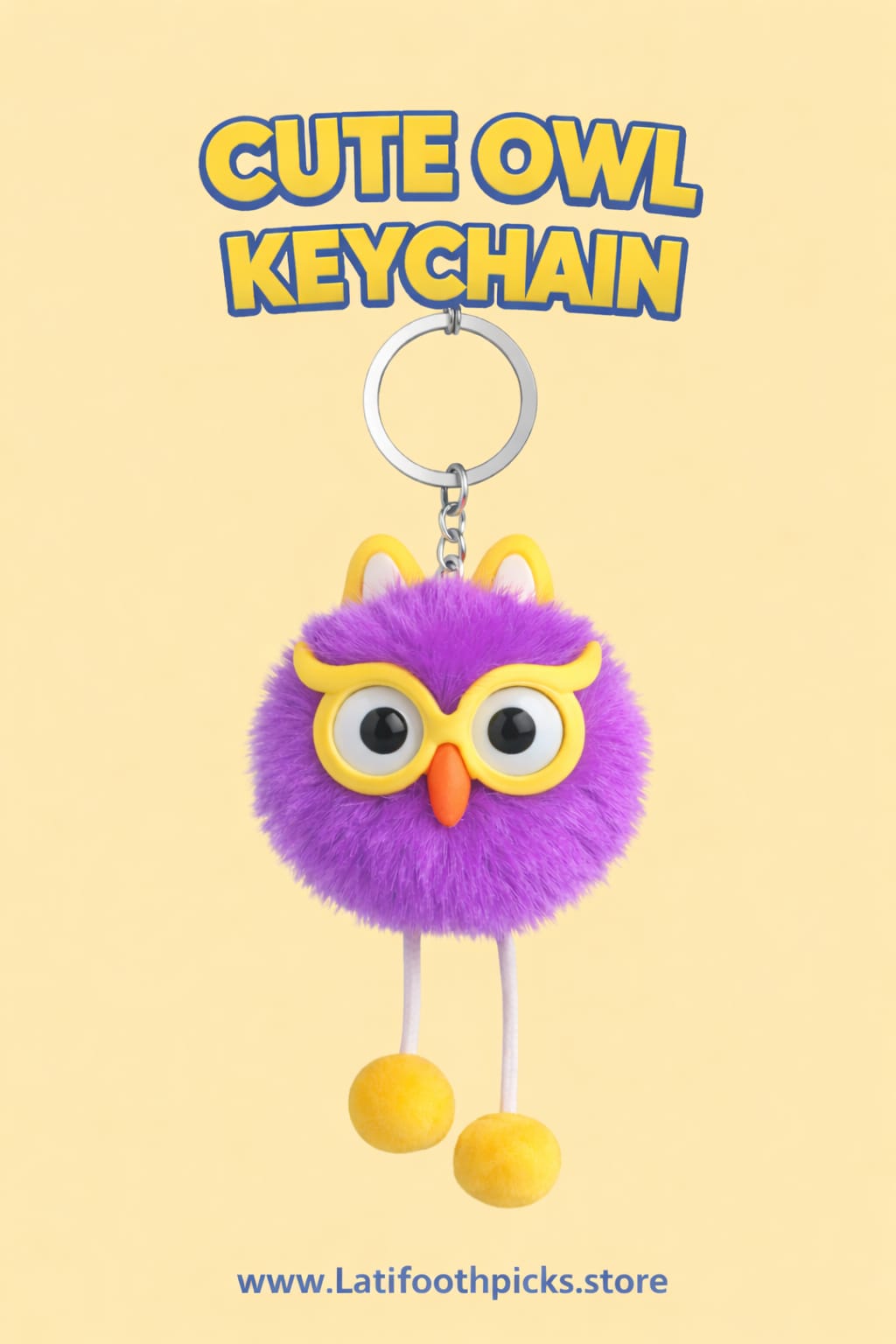 Key Ring Owl Soft I Colourful I Handbag Key Ring