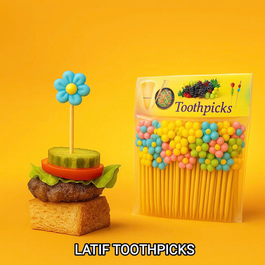 Flower Shape Food Stick I 4inch I 50pcs Stick