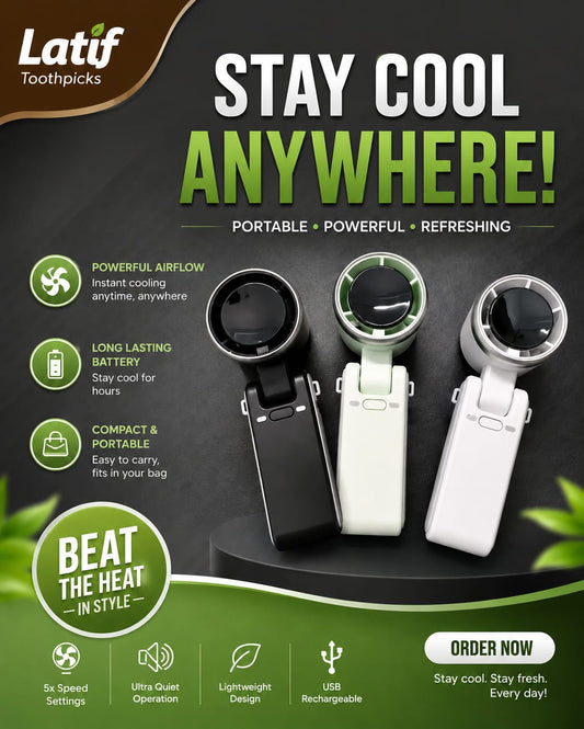 Portable Handheld Foldable Mini Turbo Fan
