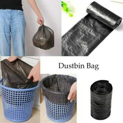 Recycle bin Garbege Poly Bag Roll I 50 Pcs I 35 Liter garbage bag