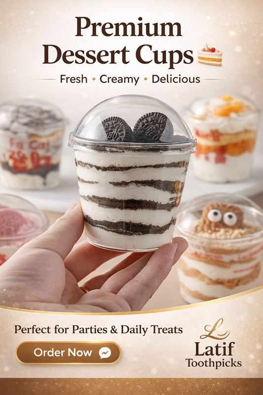 Acrylic Dessert Cup I 1 PCS I Round Shape